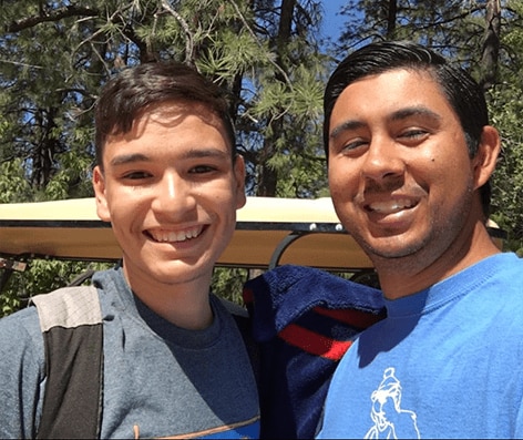 Juan Pablo at camp Juan Pablo at hemophilia camp
