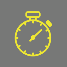 Graphic image representing clearance as fuel timer