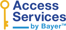 Access services by Bayer logo